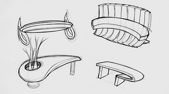  boteh jegheh bench sketch